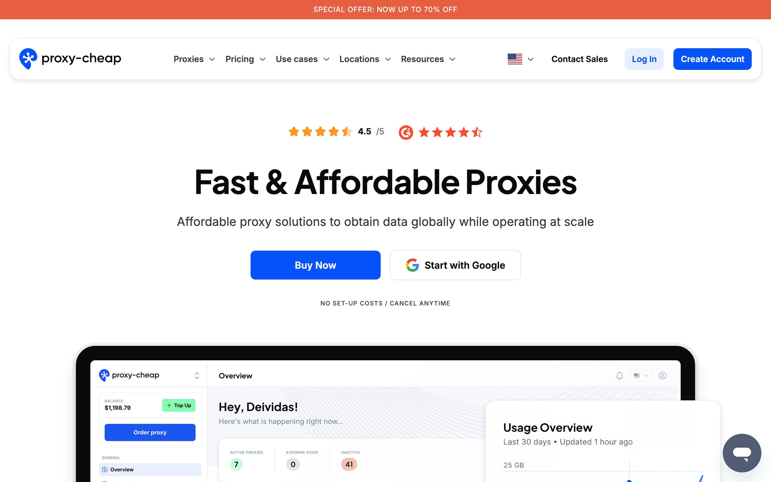 Proxy-Cheap proxy service homepage