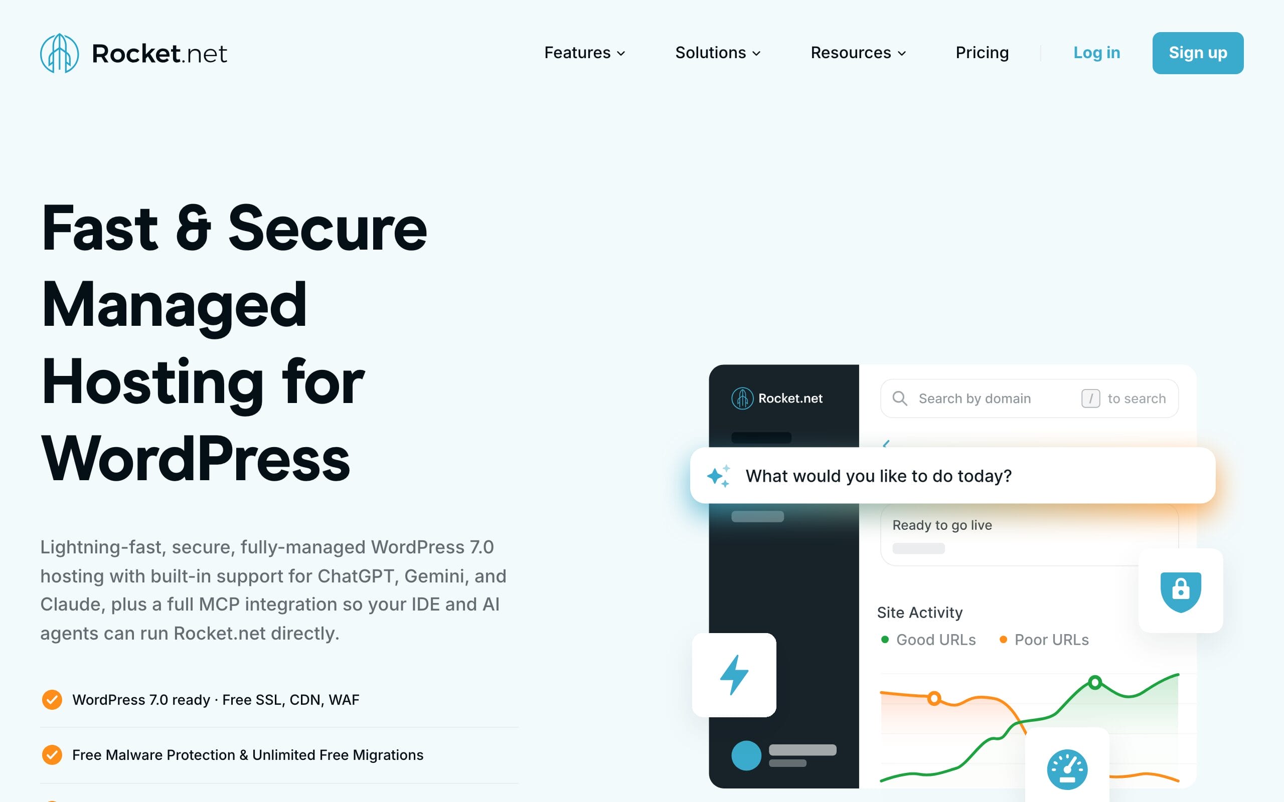Rocket.net WooCommerce hosting
