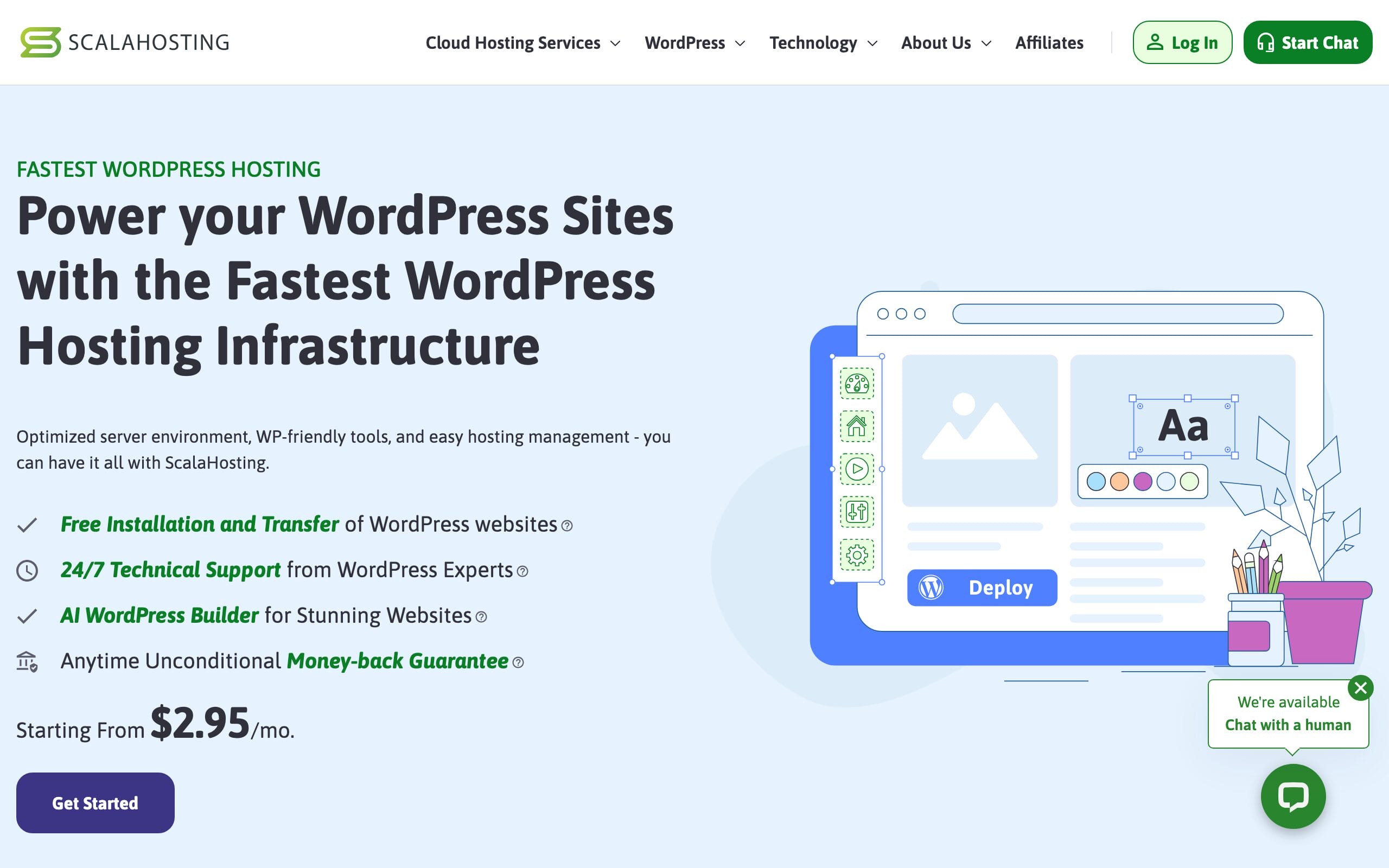 ScalaHosting WooCommerce hosting
