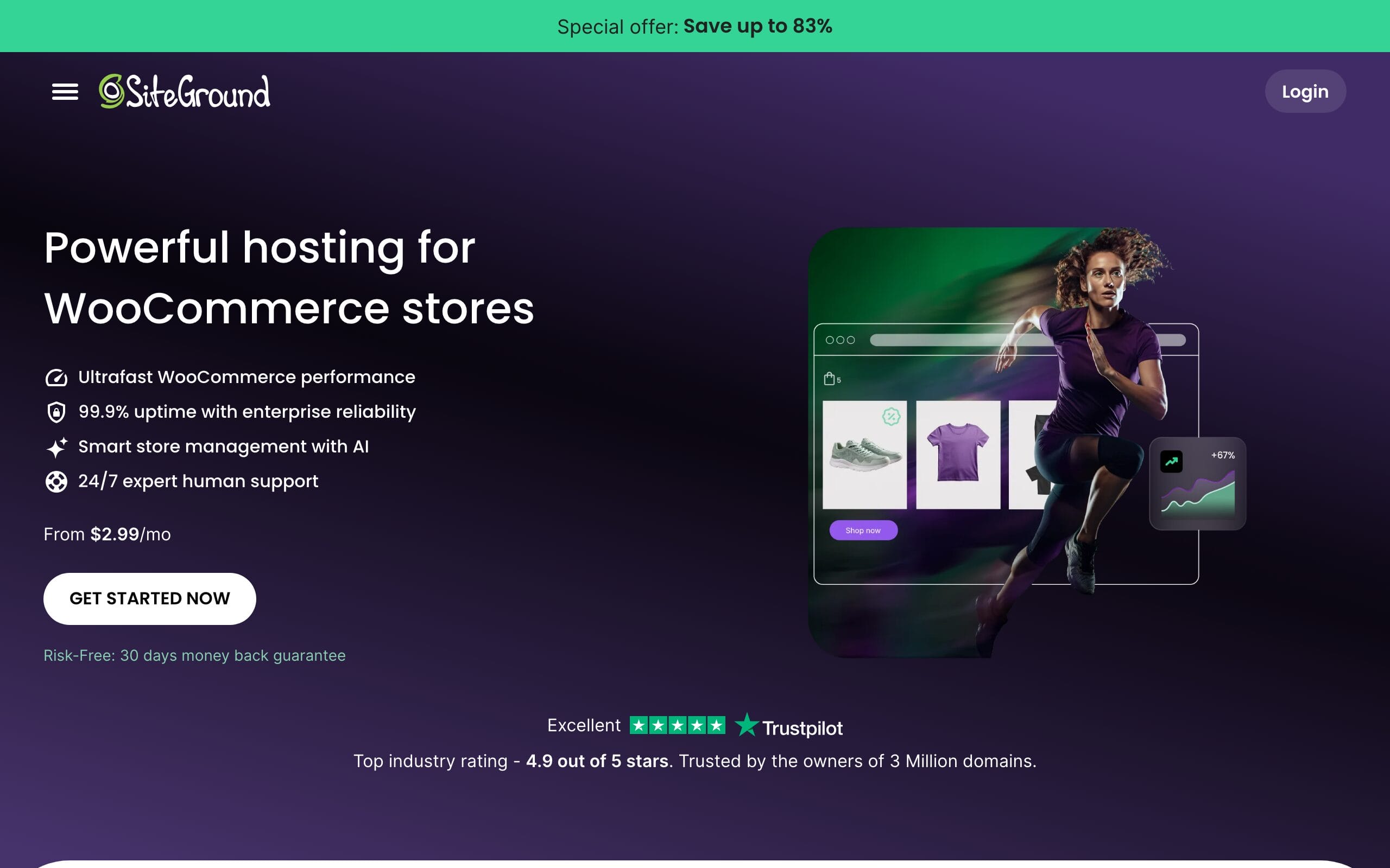SiteGround WooCommerce hosting