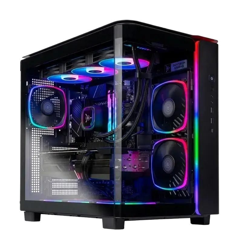 Skytech King 95 gaming PC with Ryzen 7 9700X and RTX 5070