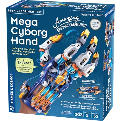 Thames & Kosmos Mega Cyborg Hand STEM Experiment Kit | Build Your Own GIANT...