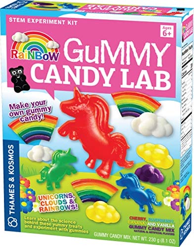 Thames & Kosmos Rainbow Gummy Candy Lab - Unicorns, Clouds & Rainbows! Sweet...