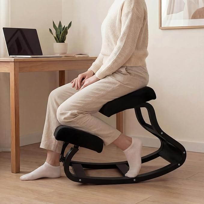 Wooden Rocking Kneeling Chair