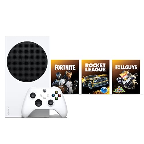 Xbox Series S Gilded Hunter Bundle In-game cosmetics for Fortnite, Rocket...