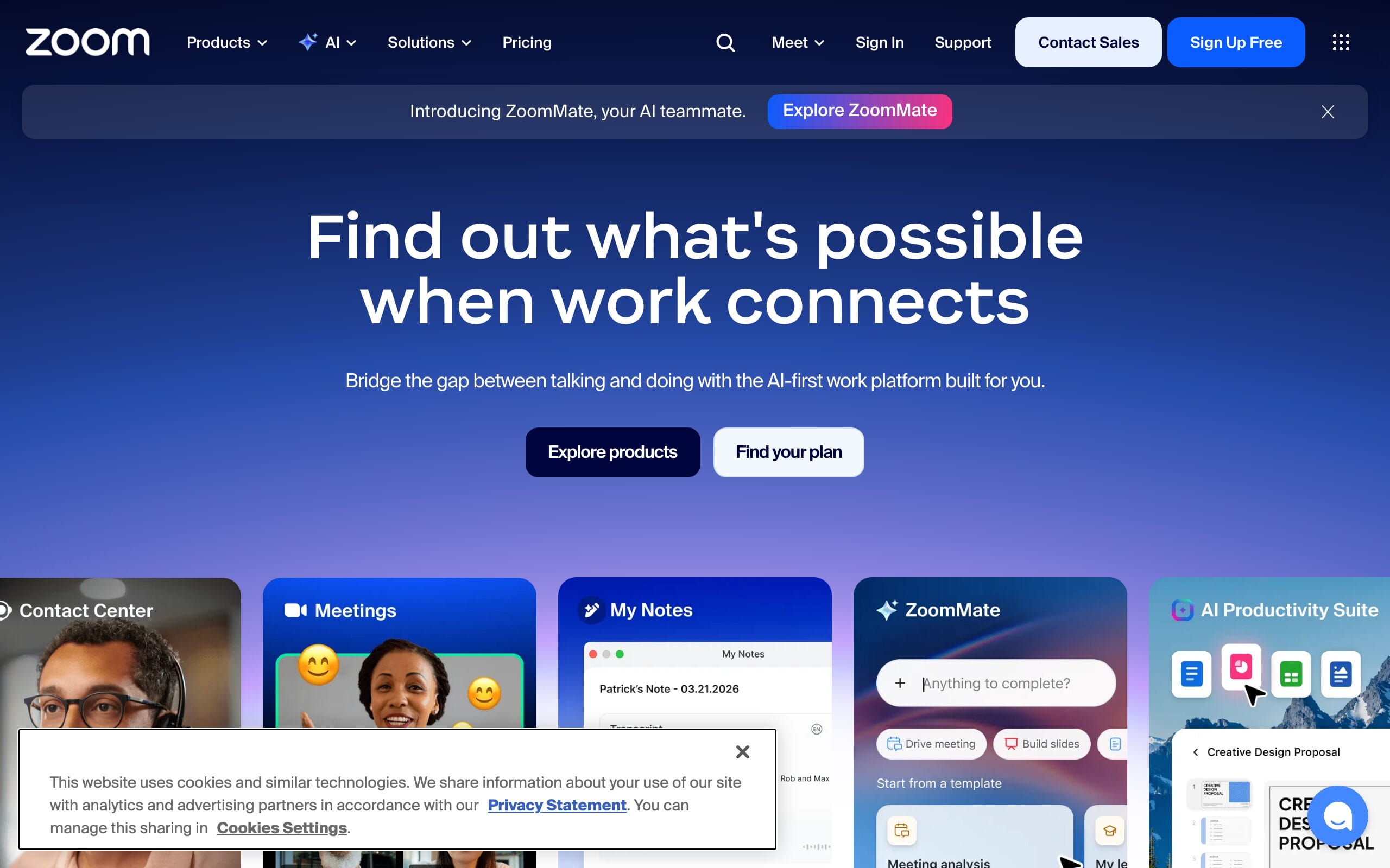 Zoom noise suppression homepage