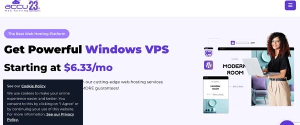 AccuWeb Hosting official website