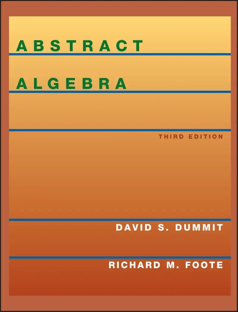 Abstract Algebra, recommended for students continuing to graduate study