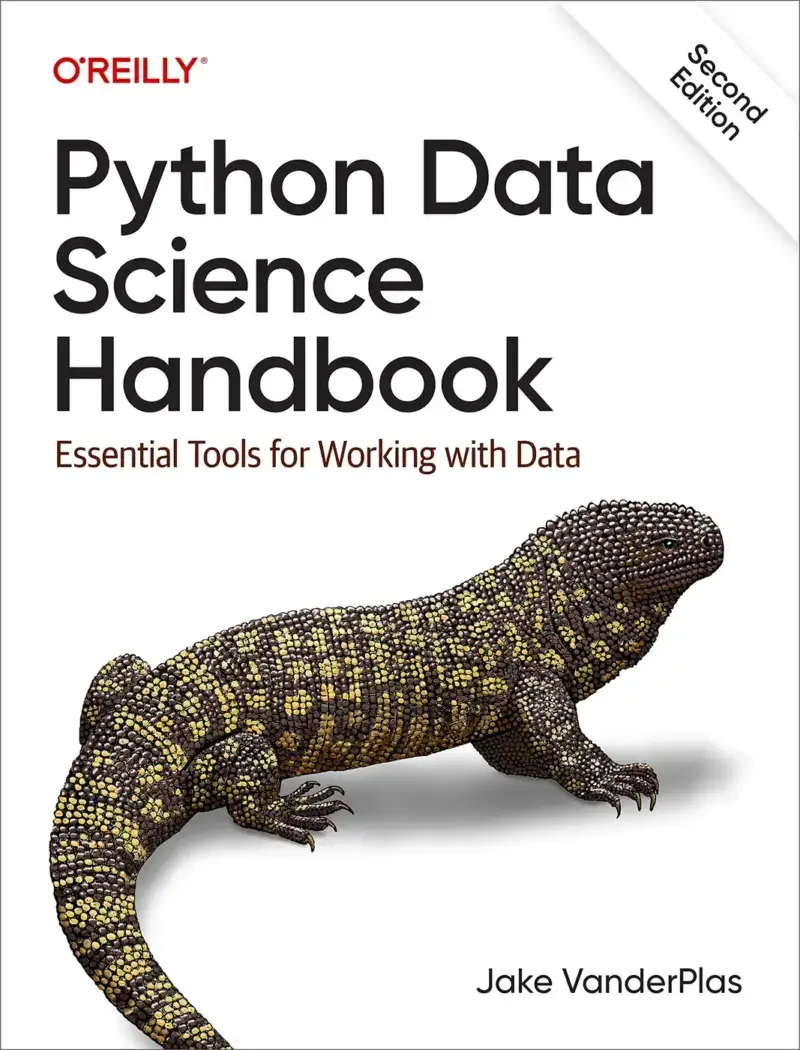 Python Data Science Handbook, recommended for NumPy, pandas, visualization, and modeling