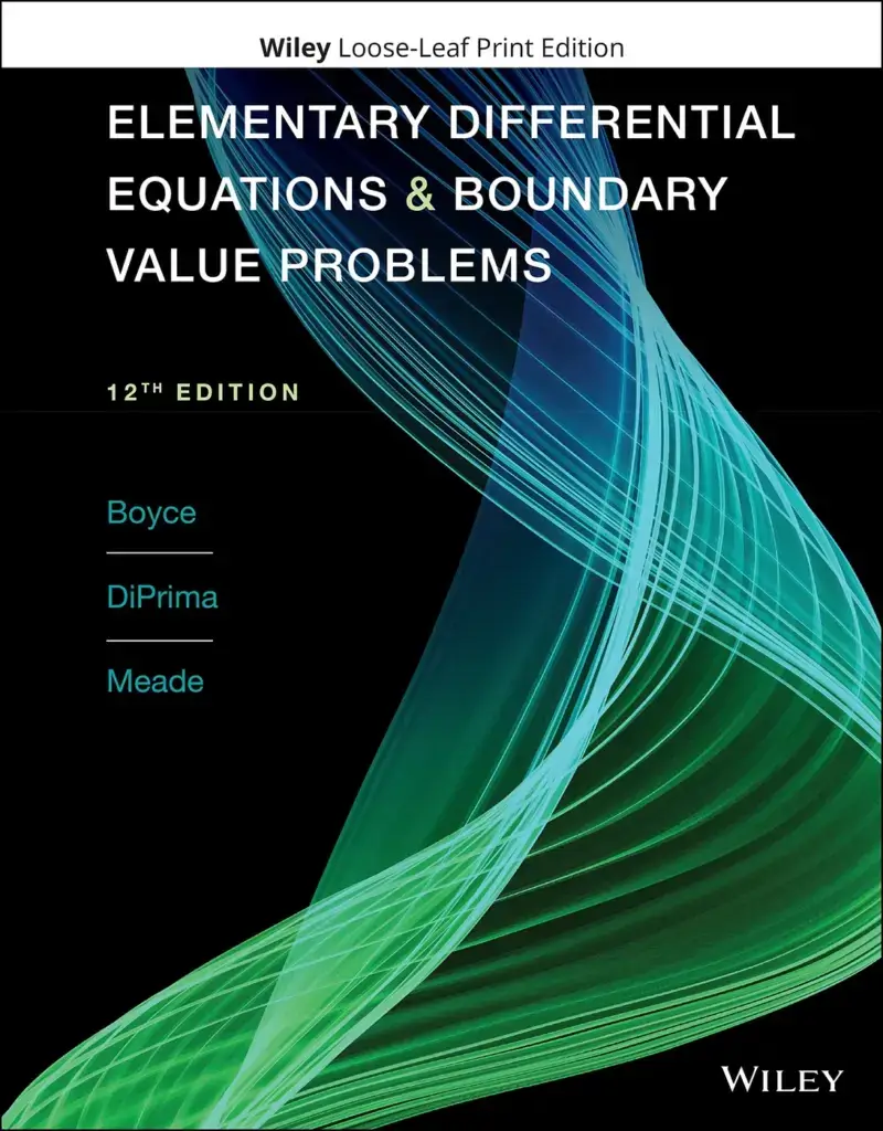 Elementary Differential Equations and Boundary Value Problems, recommended for a rigorous applied course