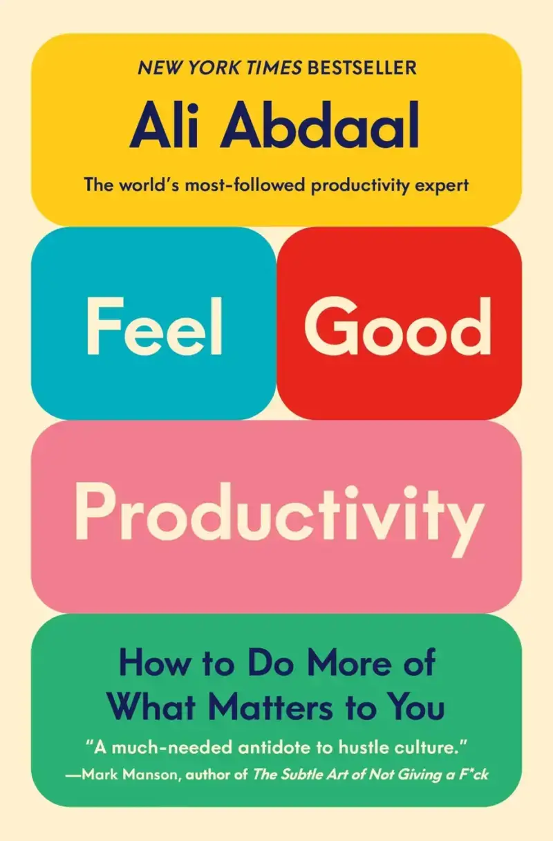 Feel-Good Productivity, recommended for readers fighting burnout and avoidance