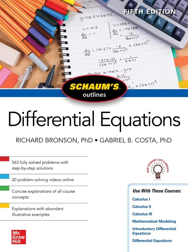 Schaum's Outline of Differential Equations, recommended for students who need worked problems