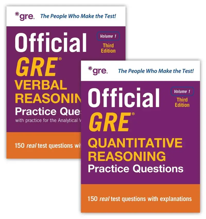 Official GRE Value Combo, recommended for students who need additional ETS-authored verbal and quantitative questions