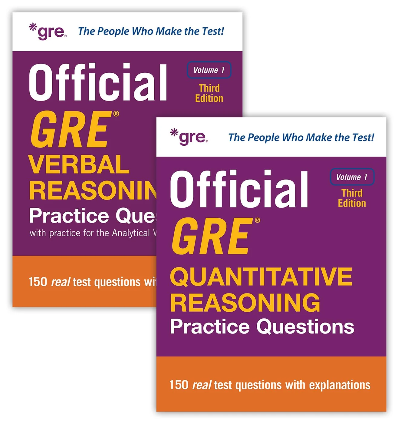 Official GRE Value Combo, recommended for students who need additional ETS-authored verbal and quantitative questions