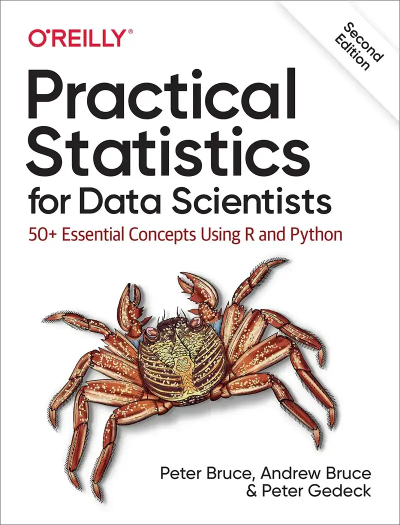 Practical Statistics for Data Scientists, recommended for applied R and Python work
