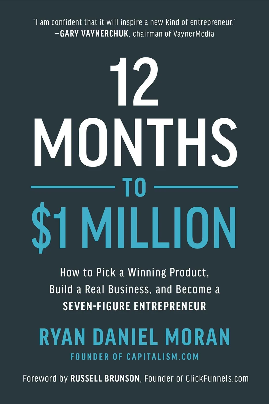 12 Months to $1 Million, recommended for founders validating and scaling a consumer product