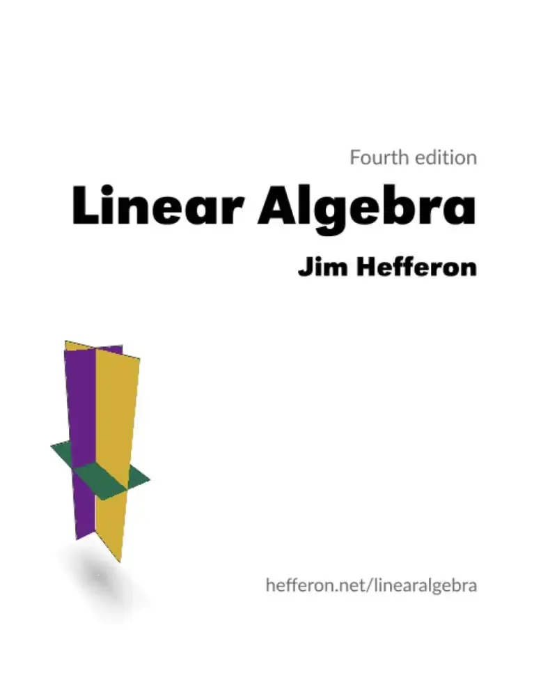 Linear Algebra, recommended for independent study