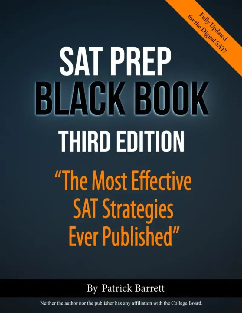 SAT Prep Black Book, recommended for students who know content but miss points