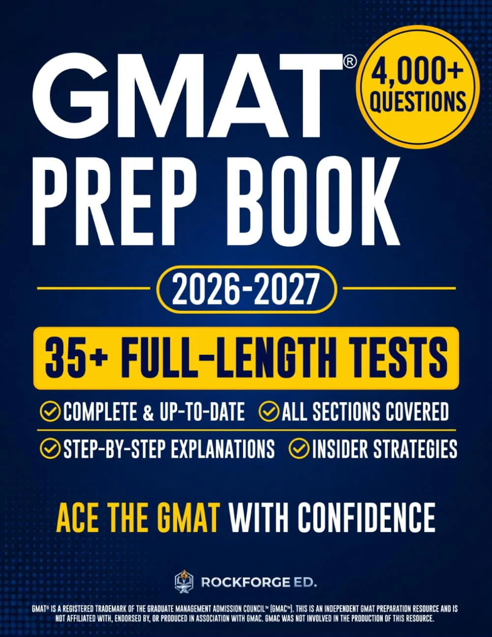 GMAT Prep Book, recommended for students who need another explanation style