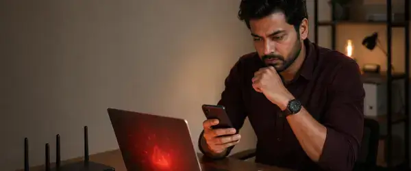 Business owner following a recovery plan after being hacked