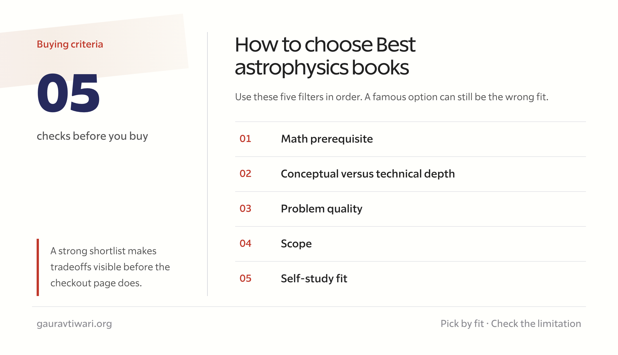 How to choose the best astrophysics books