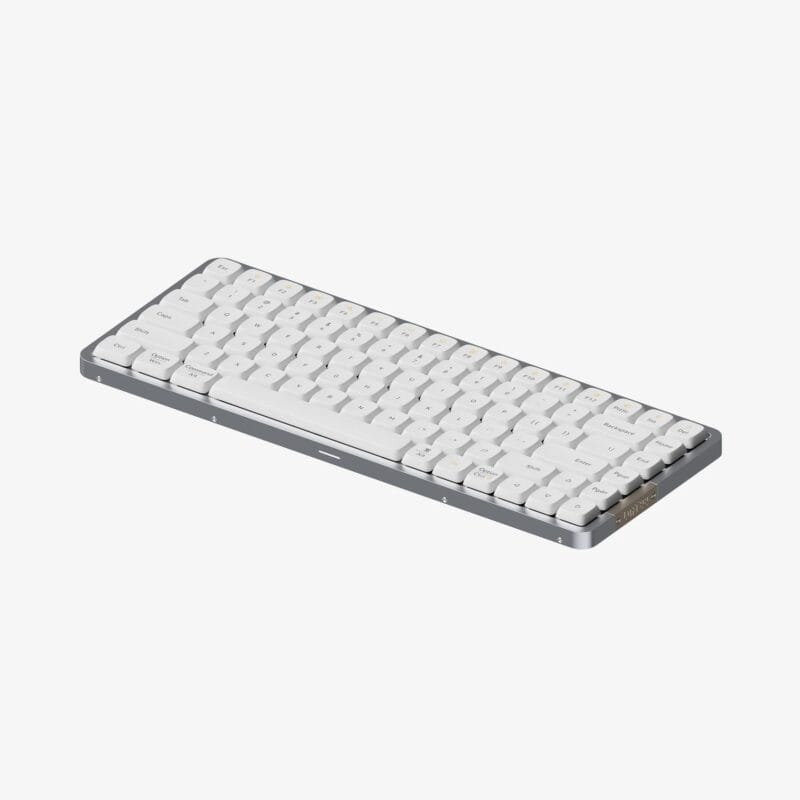 Lofree Flow84 low-profile mechanical keyboard in white