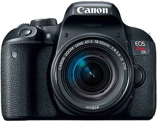 Canon EOS Rebel T7i DSLR camera