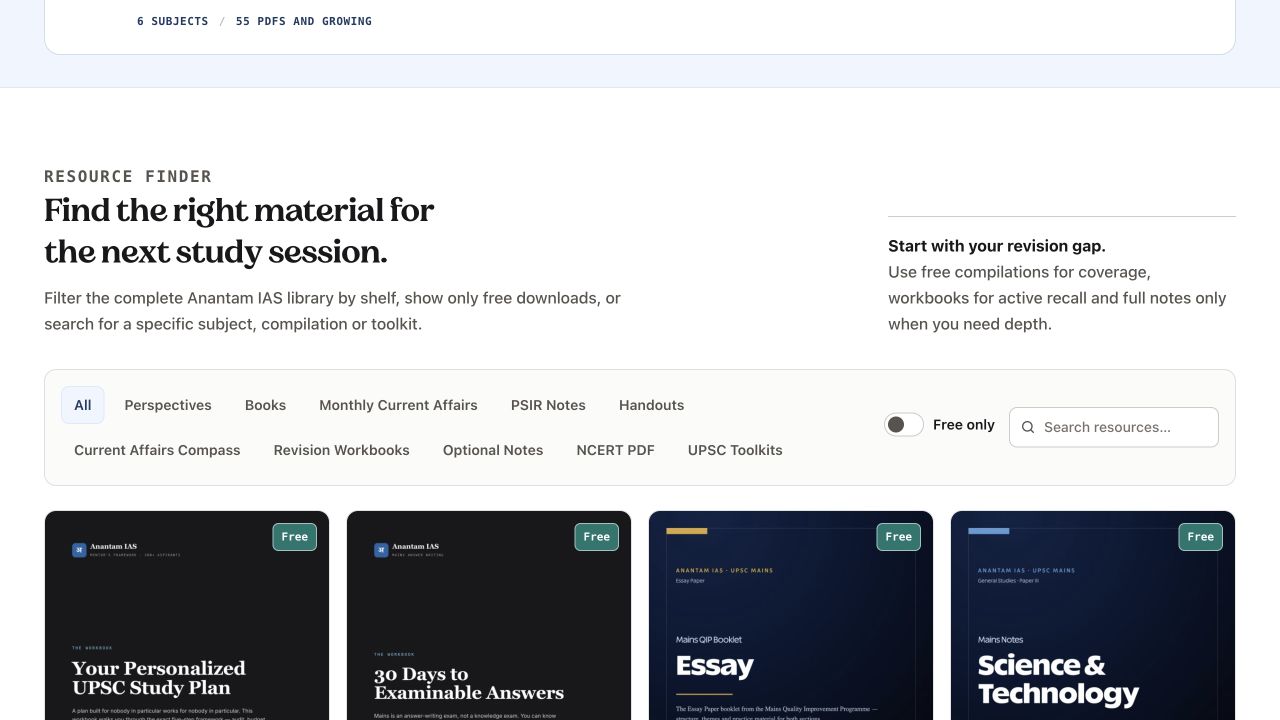 FluentCart product finder with category filters, free resources, and search
