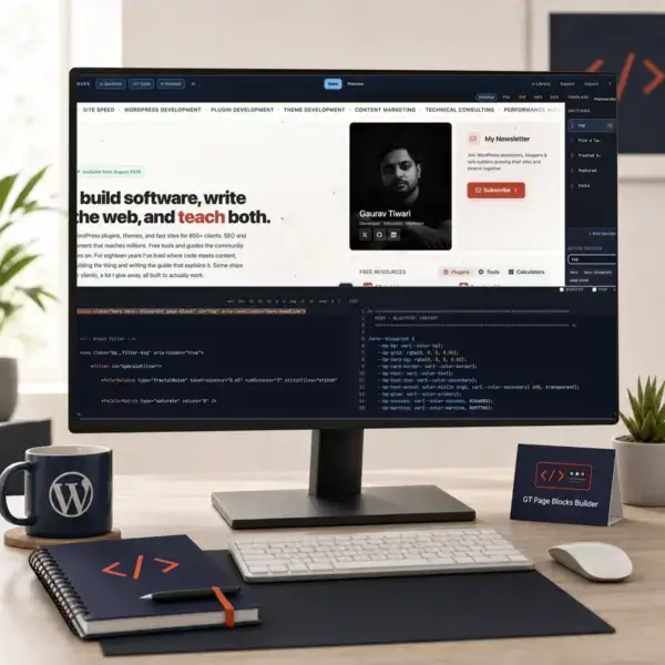 GT Page Blocks Builder