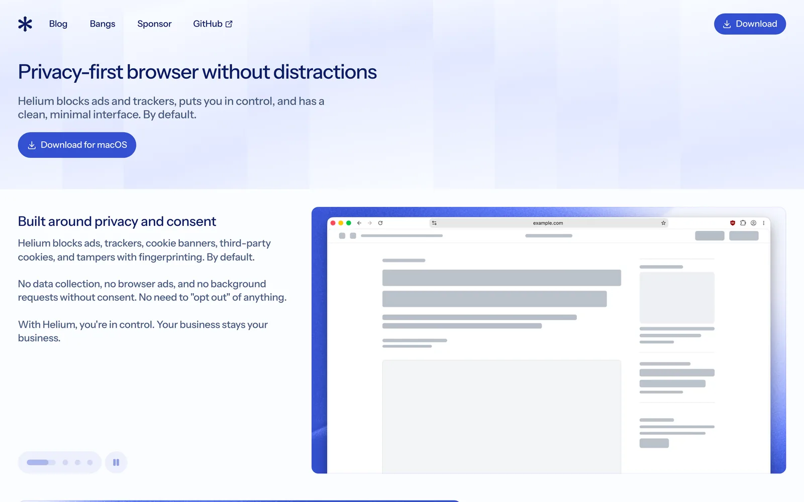Browsers I rotate through on Mac: Helium