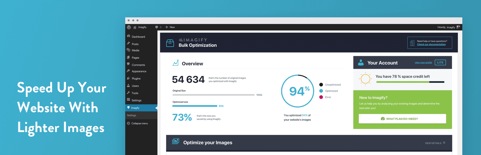 Imagify plugin on the WordPress.org repository