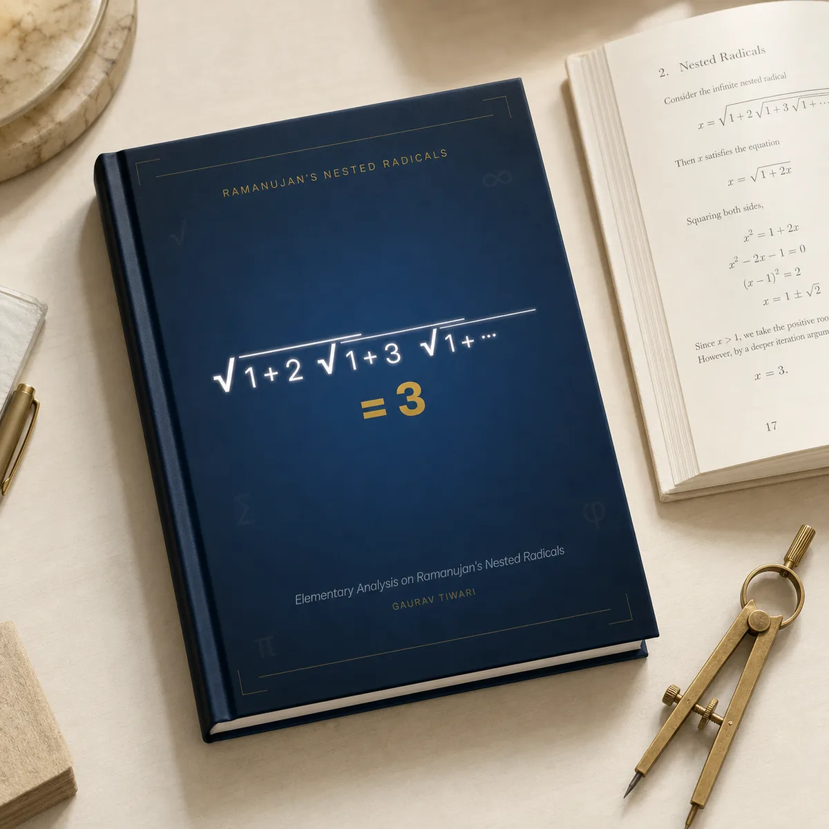 Elementary Analysis on Ramanujan's Nested Radicals book cover by Gaurav Tiwari