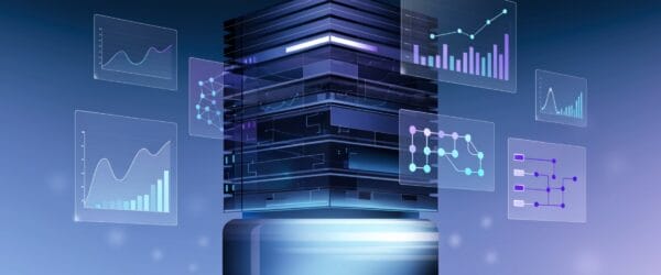 Best self-hosted analytics tools shown as private analytics dashboards surrounding an owned server and database