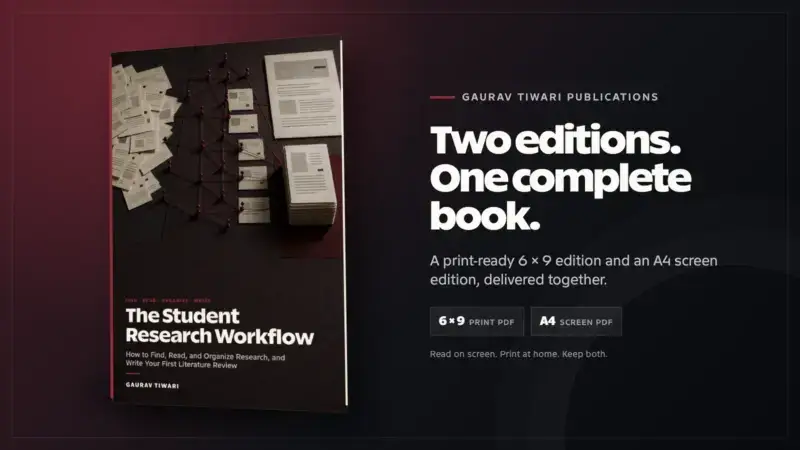 The Student Research Workflow