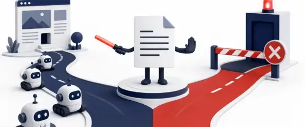 WordPress robots.txt file directing web crawlers while blocking the wp-admin route