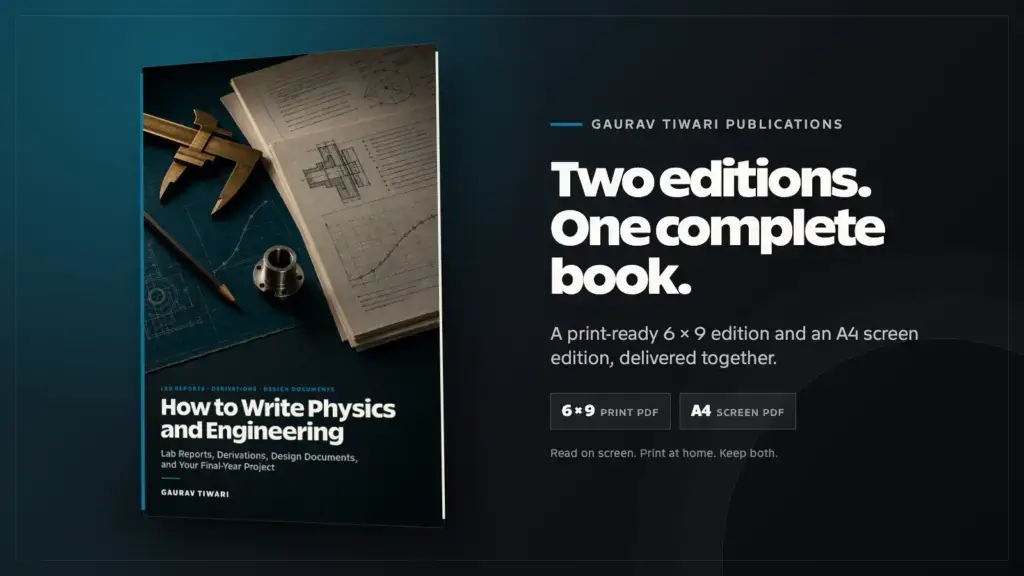 How to Write Physics and Engineering