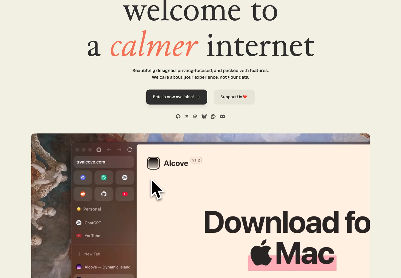 Browsers I rotate through on Mac: Zen Browser