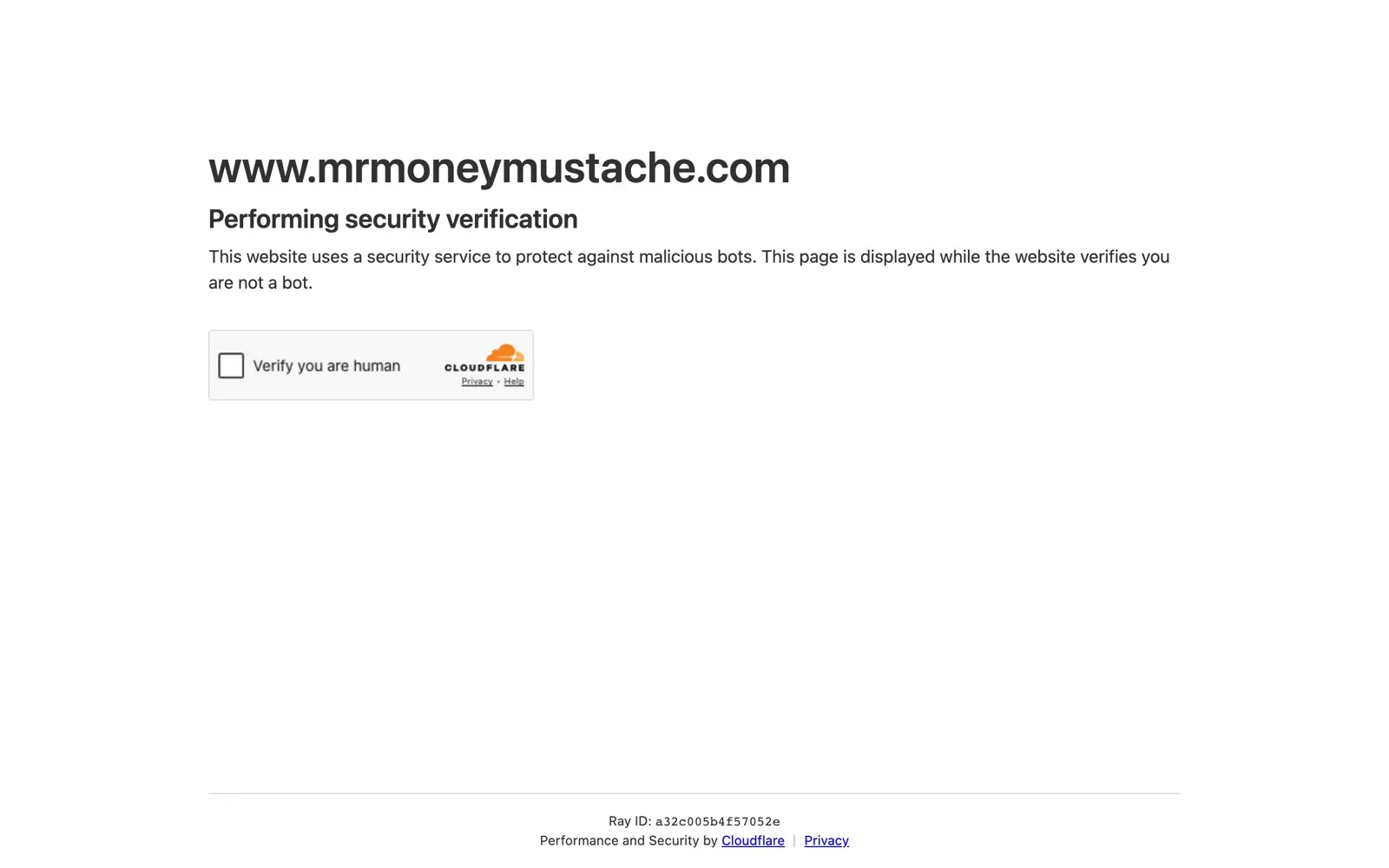 Mr. Money Mustache homepage showing its frugality and financial independence writing