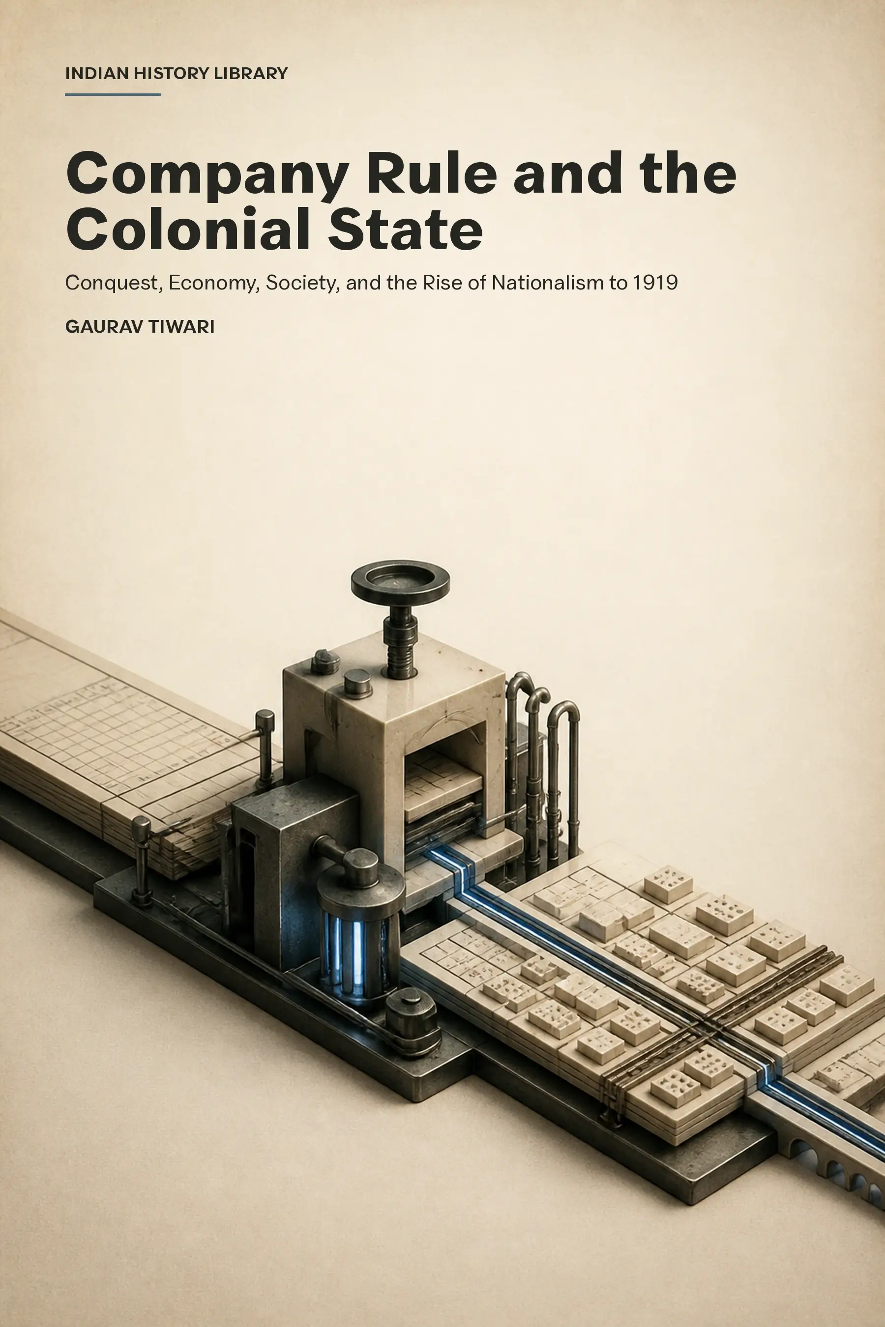 Company Rule and the Colonial State: A Modern India History Book cover
