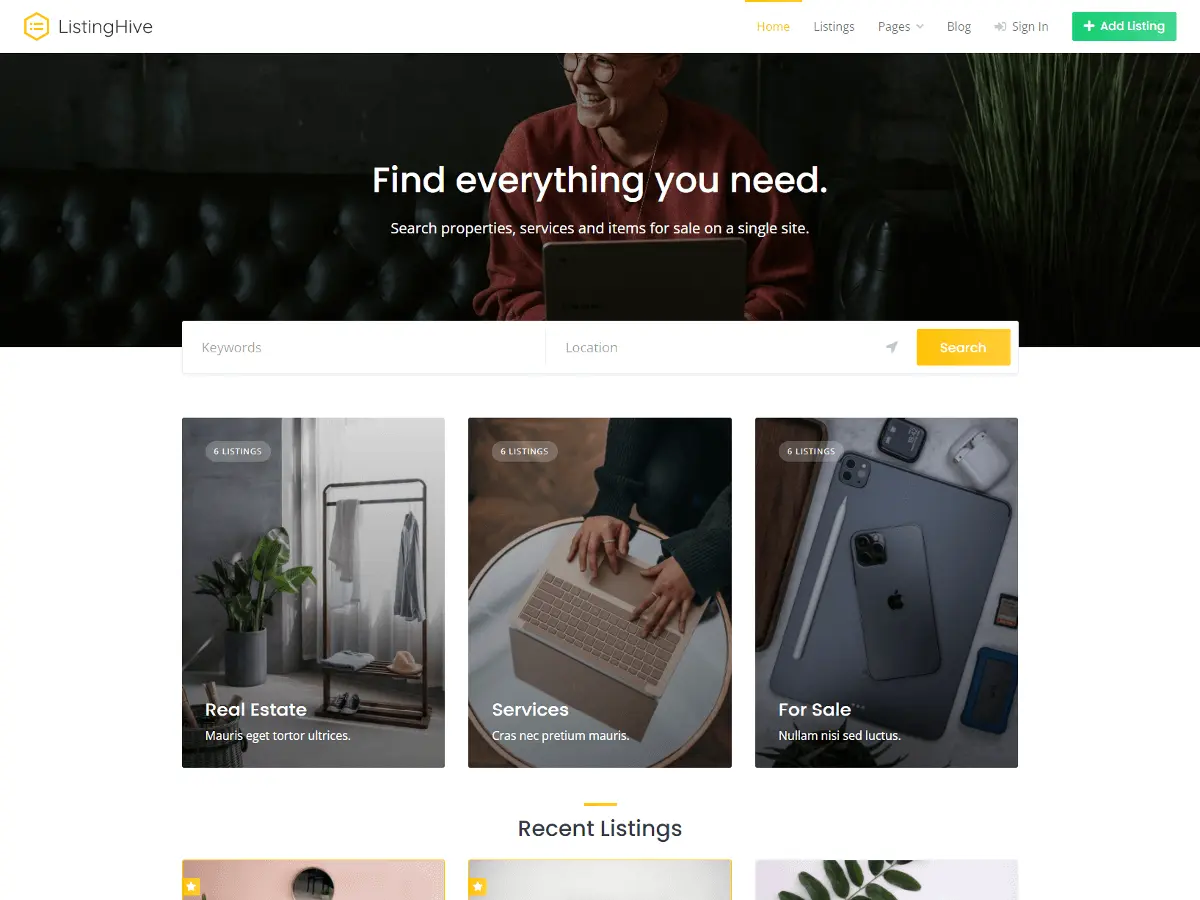 ListingHive + HivePress