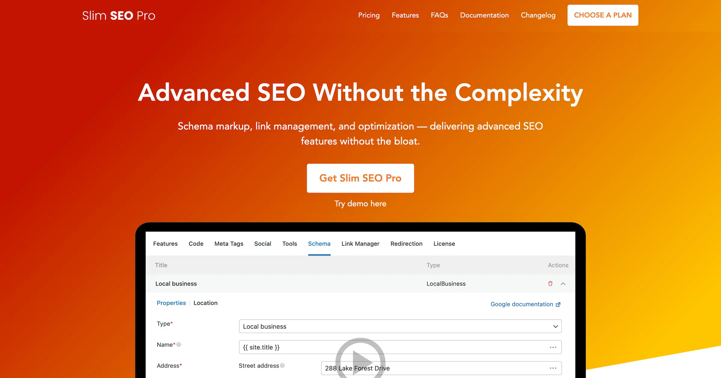 Slim SEO Schema plugin