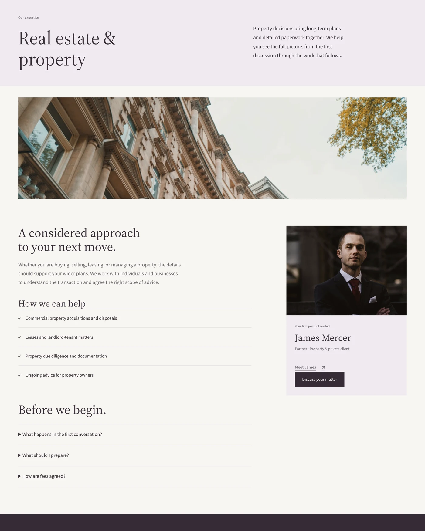 Real estate and property pattern in Bismuth's Plum design