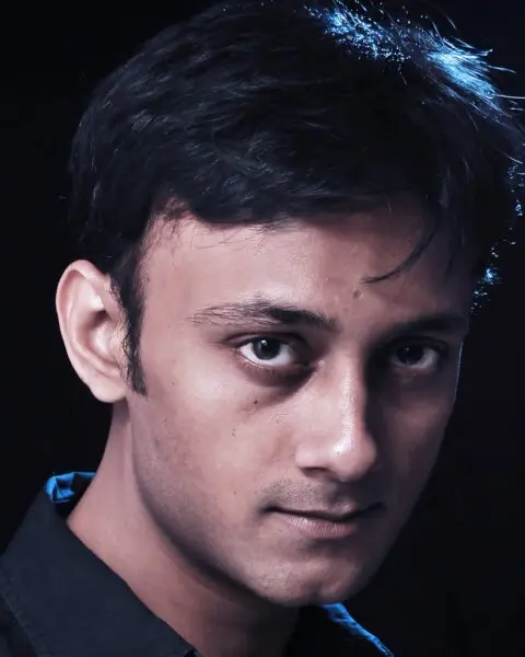 Studio portrait of Gaurav Tiwari, the Indian paranormal investigator who founded the Indian Paranormal Society