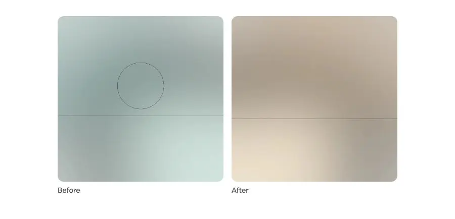 Before and after images pattern in Osmium's Editorial style