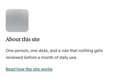 Sidebar about card pattern in Osmium's Editorial style