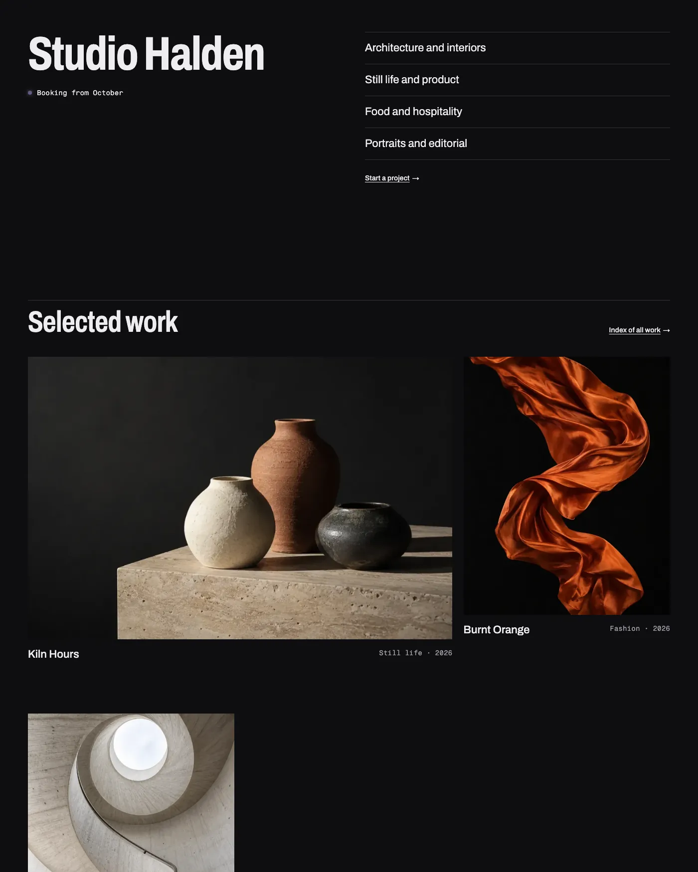 Work page pattern in Xenon's Darkroom design