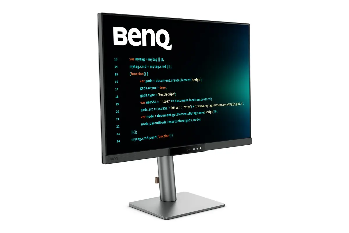 BenQ RD280UG 28.2-inch 3:2 monitor on its height-adjustable stand