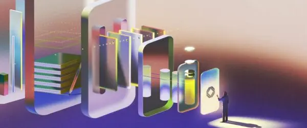 CoinTracker 3D brand illustration
