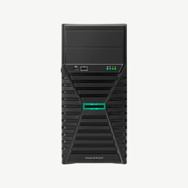 HPE ProLiant ML30 Gen11 (P83316-005): Xeon 6333P, 32 GB DDR5, 2x 480 GB SSD, 2x 500W
