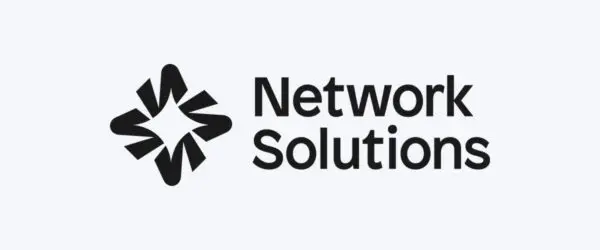 Network Solutions logo on a light background
